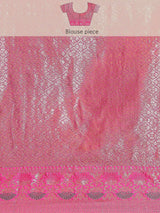 Blue colored semi cotton saree