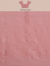 Yellow Ethnic Semi Organza Silk Blend Banarasi Saree