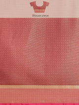 Light green colored semi cotton saree