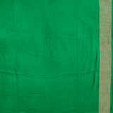 Purple Pure Munga Silk Banarasi Skirt Booti Saree