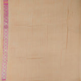 Light Peach Pure Munga Khaddi Silk Banarasi Saree