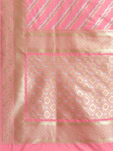 Pink Kataan Silk Sona Rupa Saree