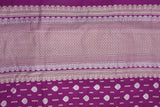 Purple Sona Rupa Cutwork Khaddi Muga Banarasi Saree