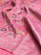 Premium Handwoven Tissue Silk Saree