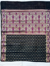 Black Cotton Silk Banarasi saree