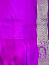 Black Semi Silk Banarasi Saree
