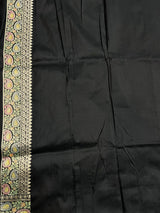 Banarasi Black Kataan Silk Saree