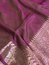 Pink Semi Silk Banarasi Saree