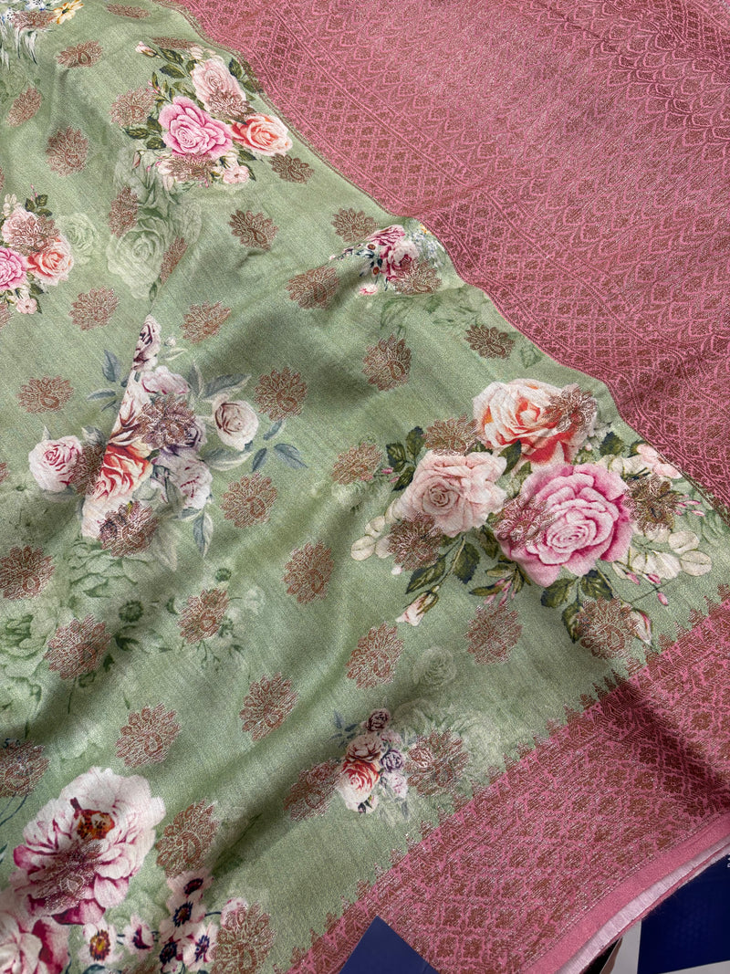 Munga Silk Banarasi Saree