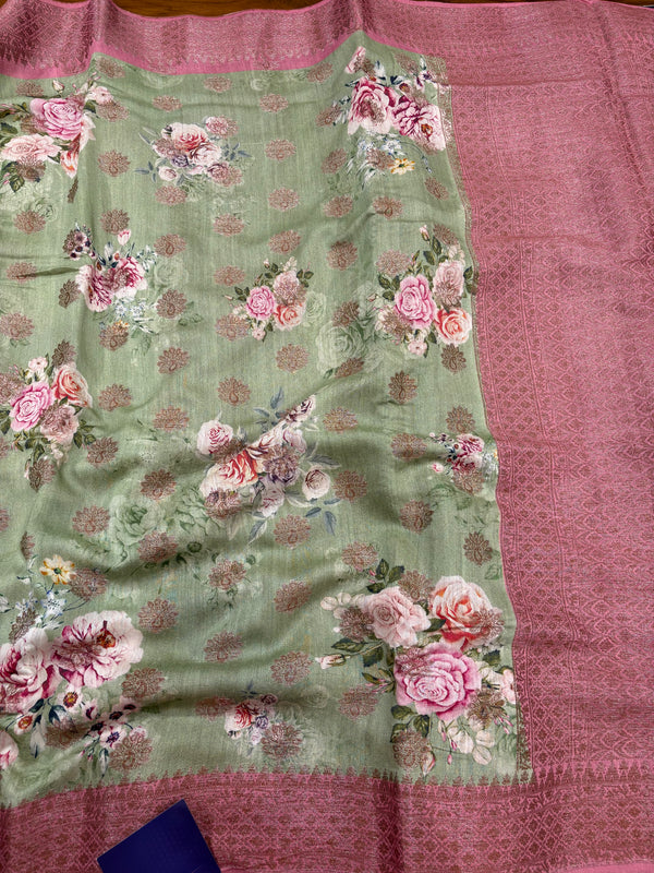 Munga Silk Banarasi Saree