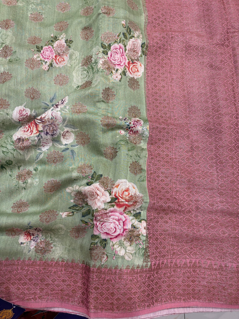 Munga Silk Banarasi Saree