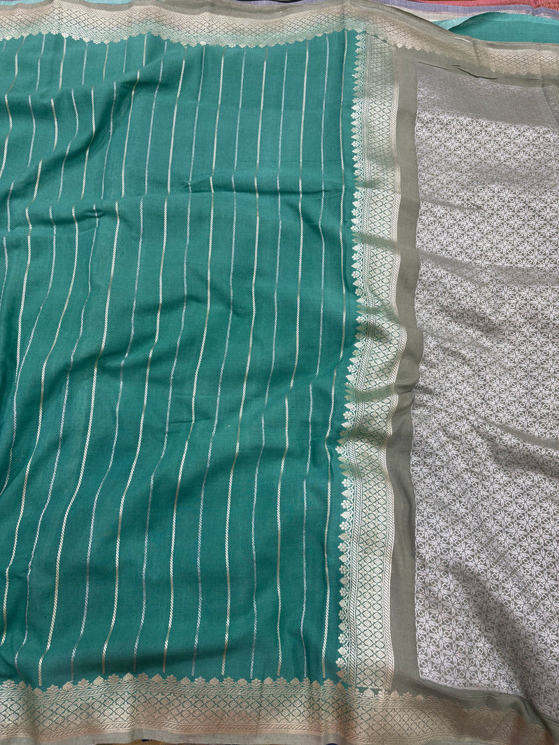 Linen Silk Banarasi Saree