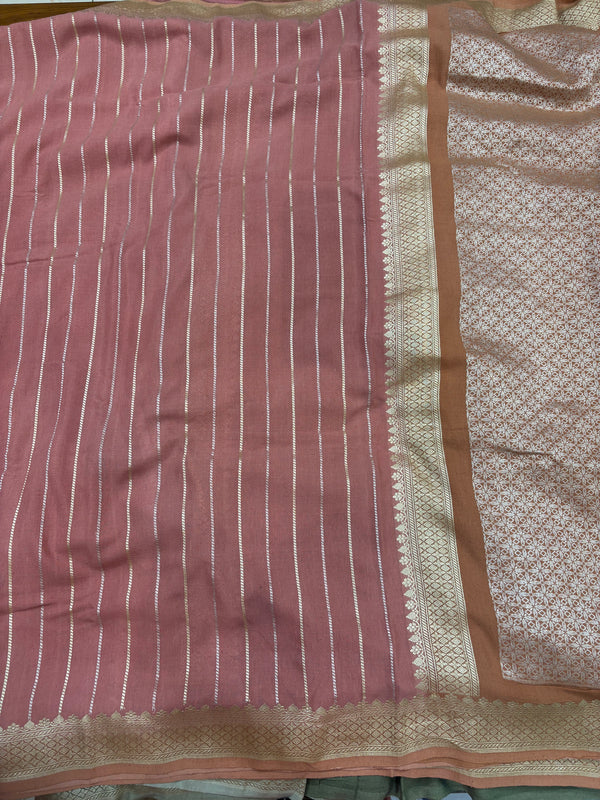 Linen Silk Banarasi Saree