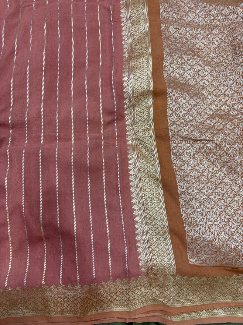 Linen Silk Banarasi Saree
