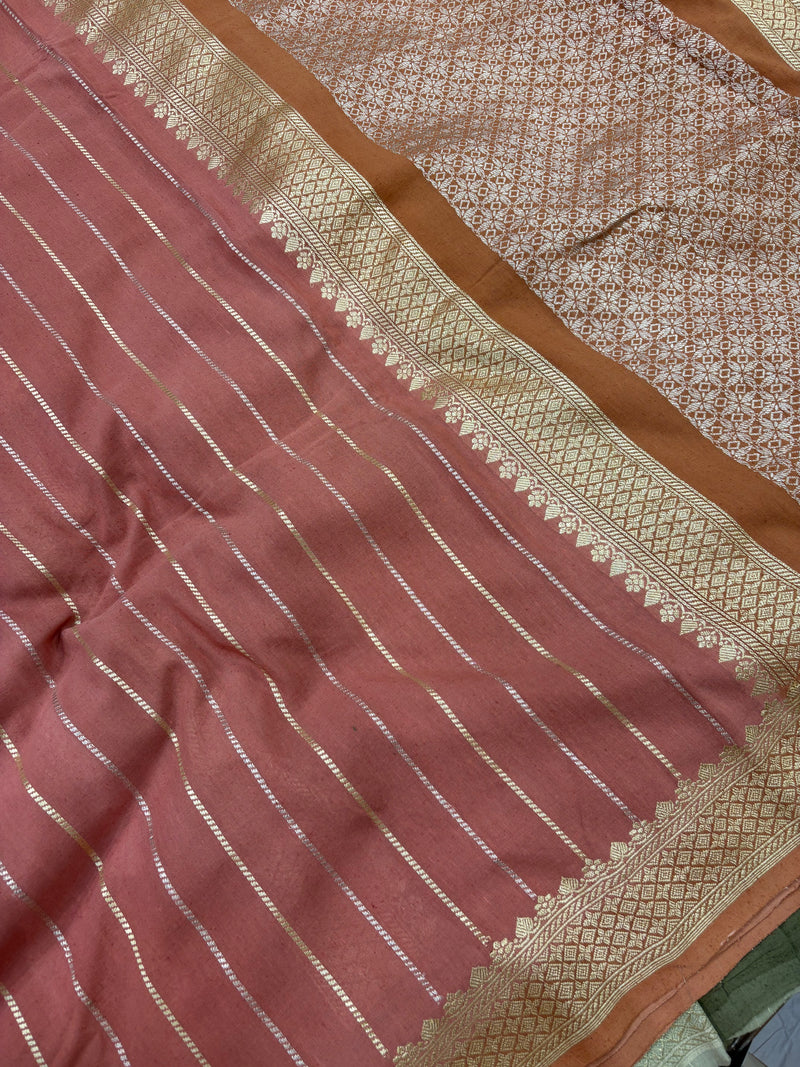 Linen Silk Banarasi Saree