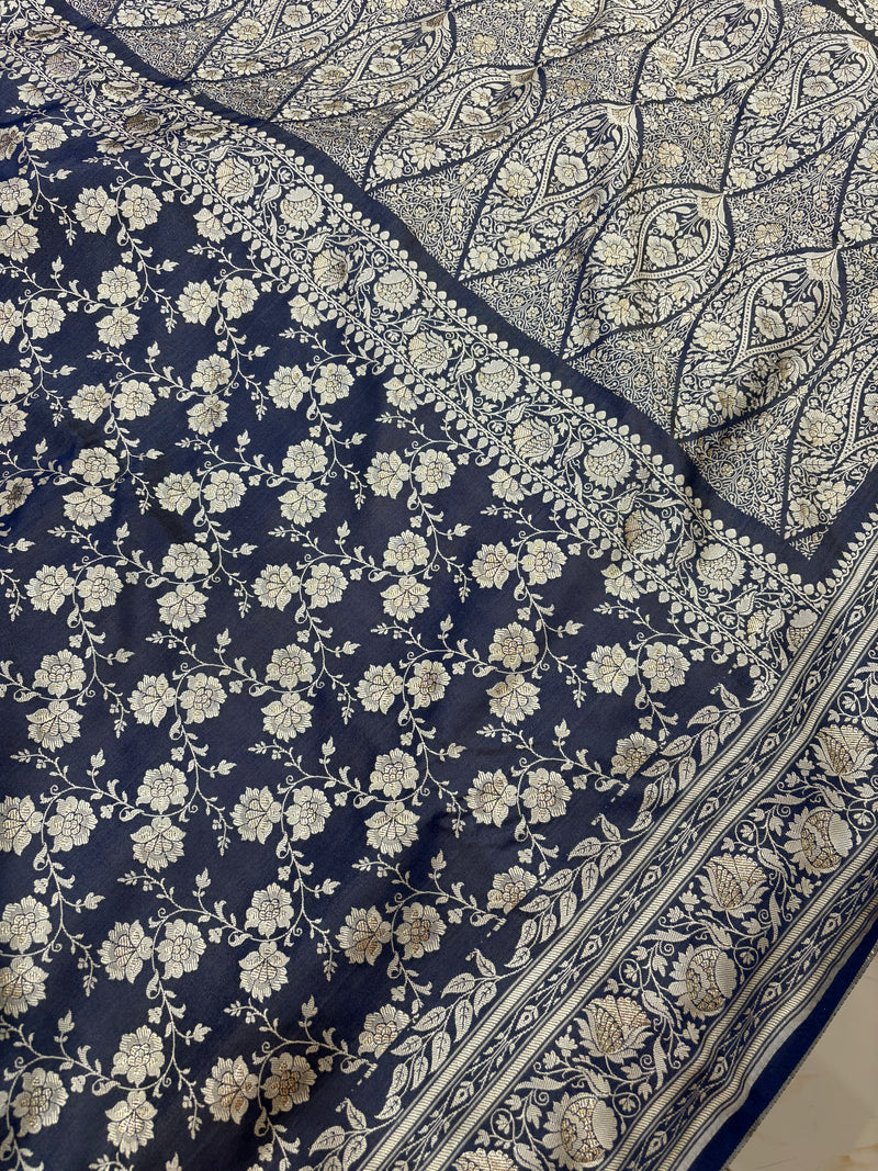Katan Mashru Silk Banarasi Saree