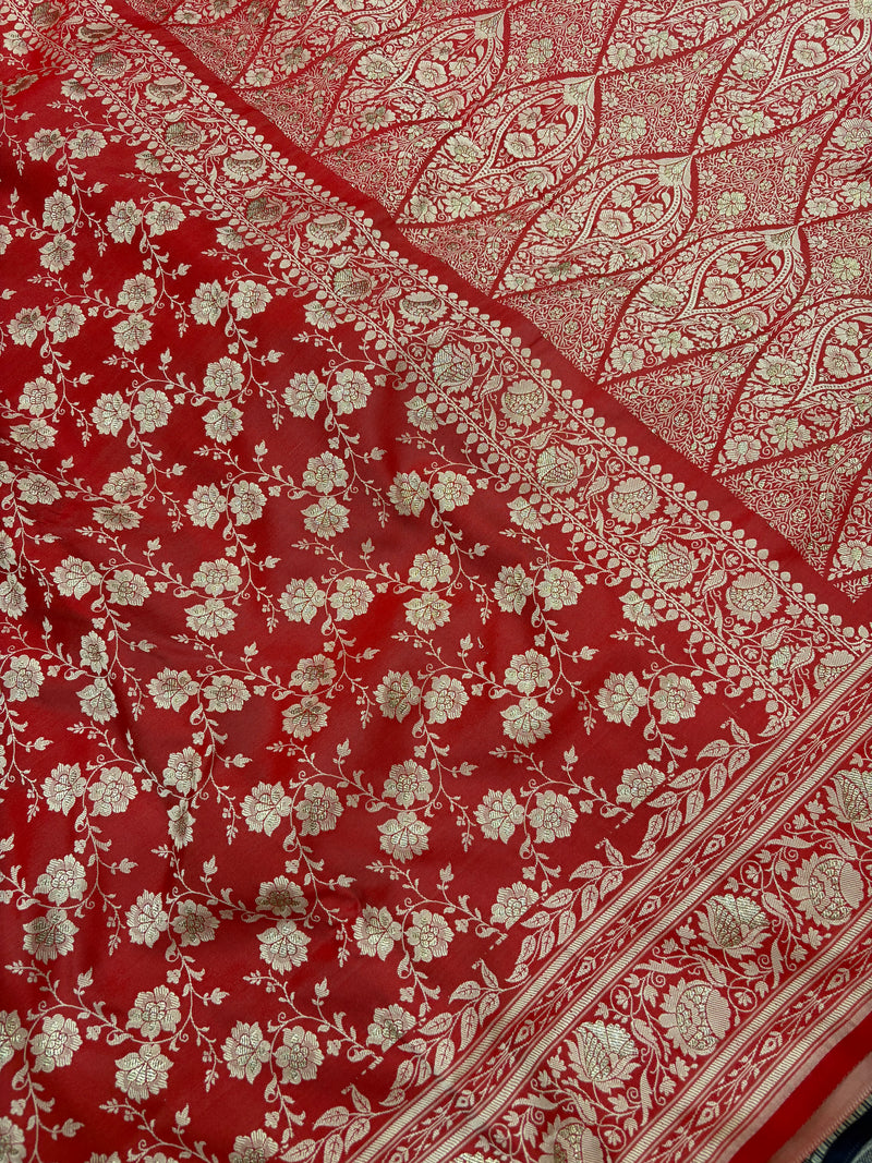 Katan Mashru Silk Banarasi Saree