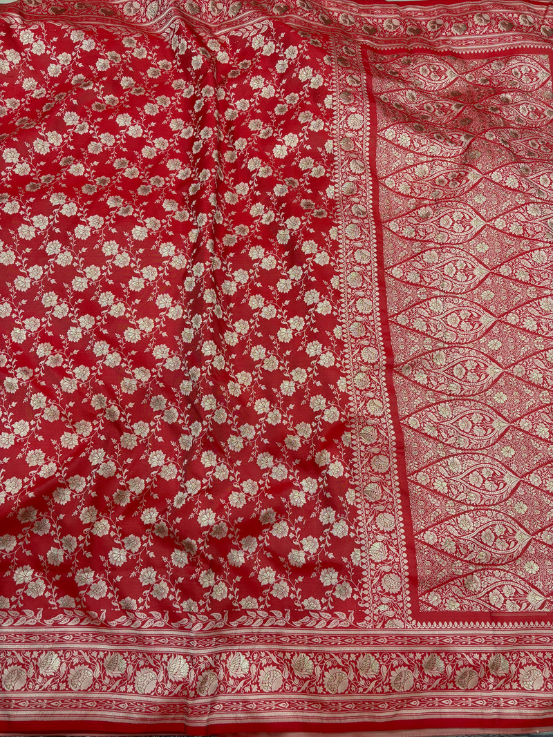 Katan Mashru Silk Banarasi Saree