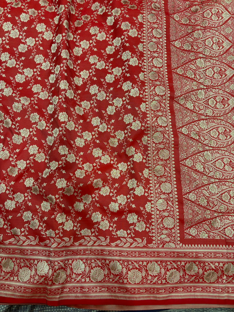 Katan Mashru Silk Banarasi Saree