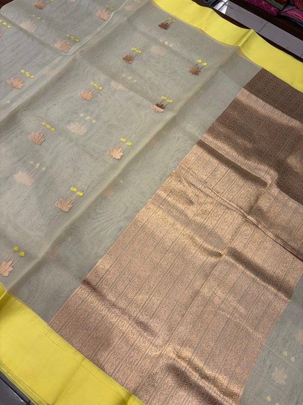 Kora Silk Banarasi Saree