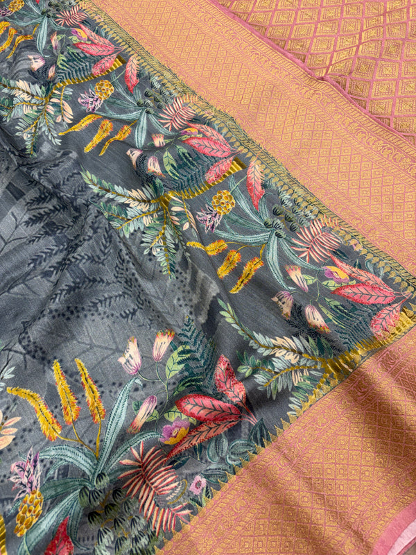 Munga Silk Banarasi Saree