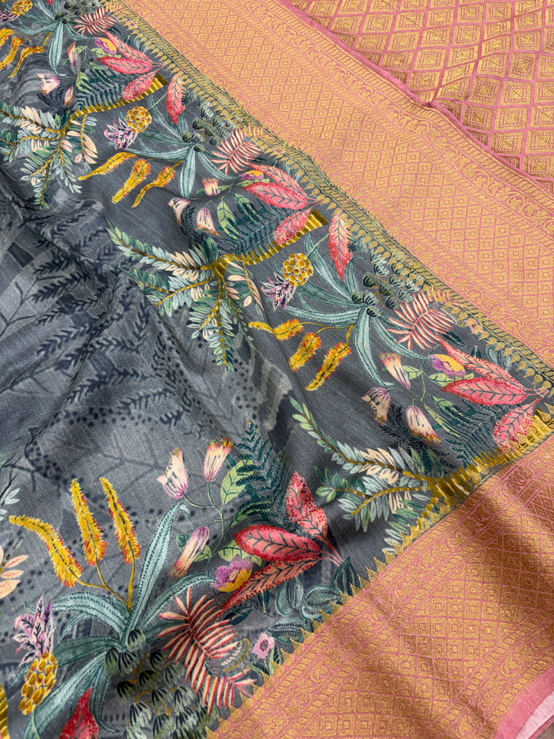 Munga Silk Banarasi Saree