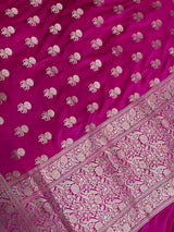 Magenta Semi Silk Banarasi Dupatta