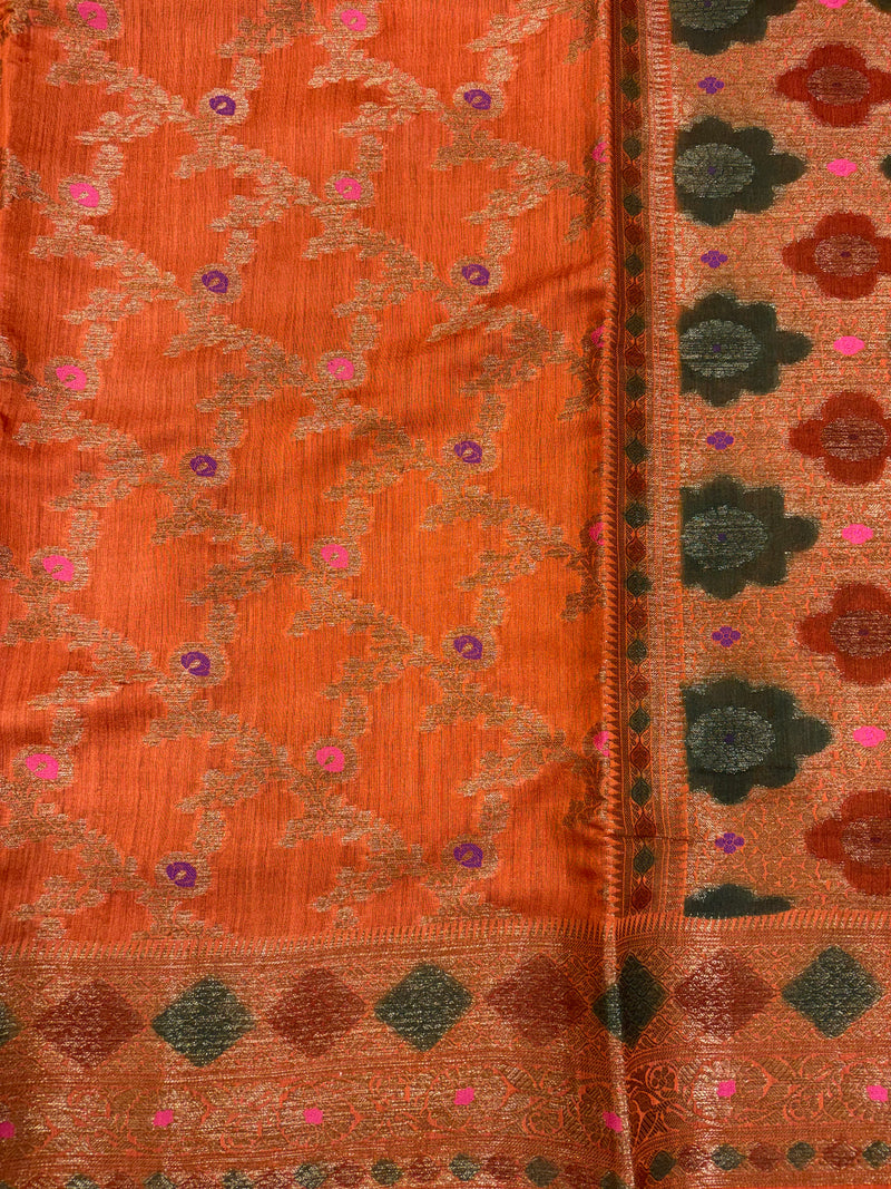 Munga Silk Banarasi Saree