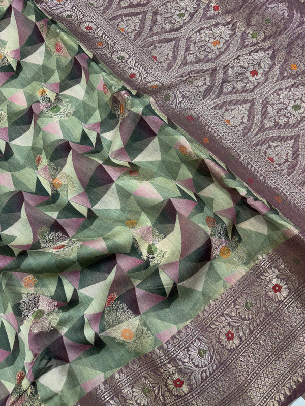 Munga Silk Banarasi Saree