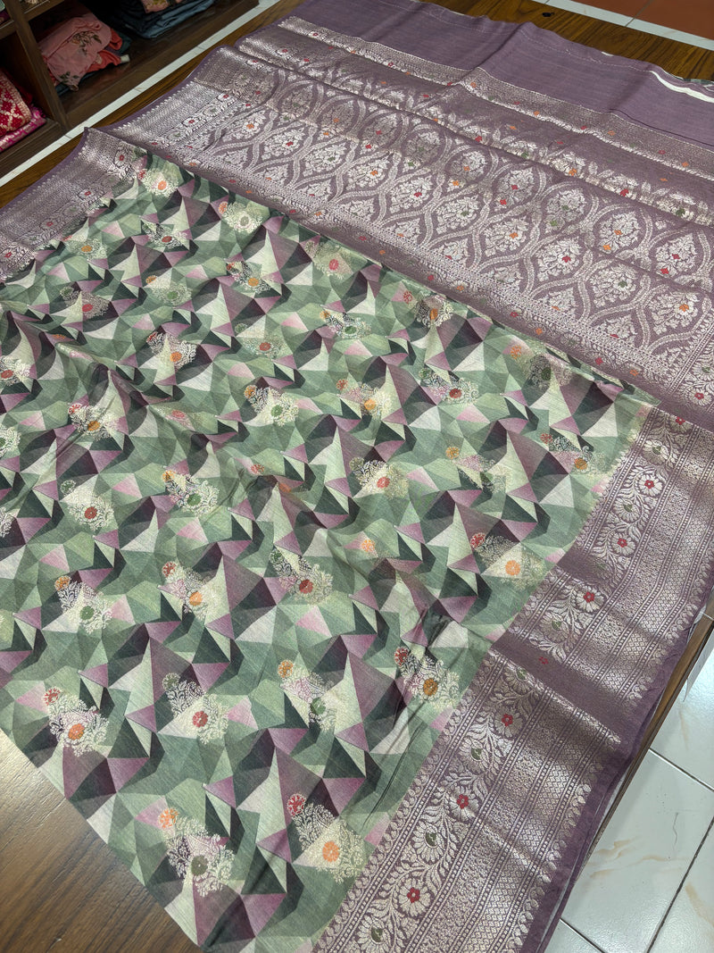 Munga Silk Banarasi Saree