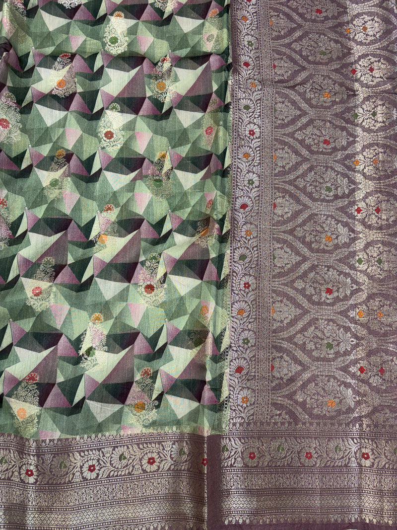 Munga Silk Banarasi Saree