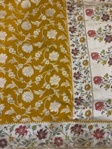 Handwoven Munga SIlk Banarasi Saree