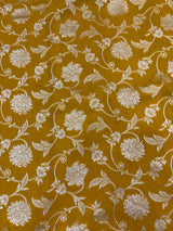 Handwoven Munga SIlk Banarasi Saree