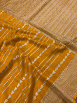 Handwoven Munga SIlk Banarasi Saree