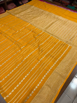 Handwoven Munga SIlk Banarasi Saree