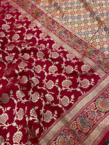 Handwoven Munga Silk Banarasi Saree