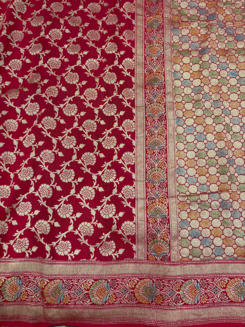 Handwoven Munga Silk Banarasi Saree