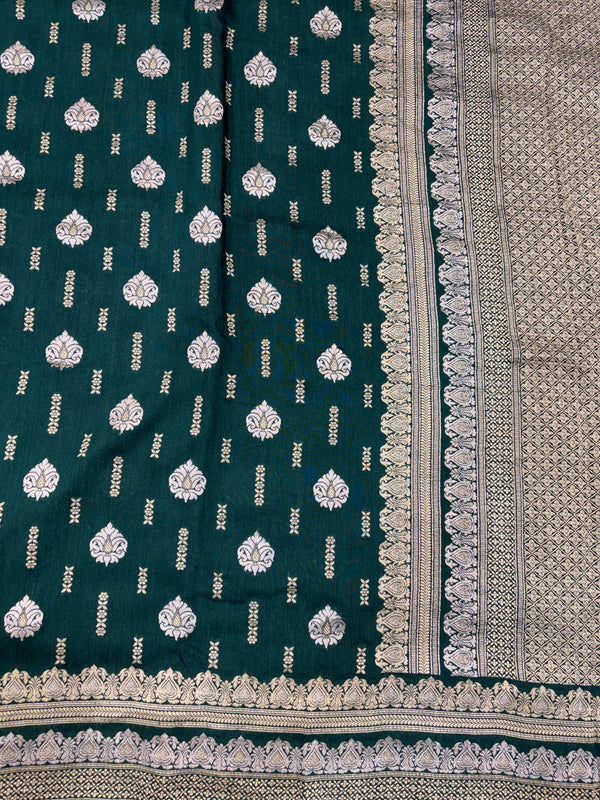Handwoven Munga Silk Banarasi Saree