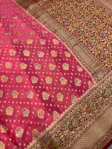 Khaddi Georgett Banarasi Saree