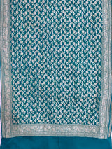 Rama Green Pure Khaddi Georgette Silk Dupatta