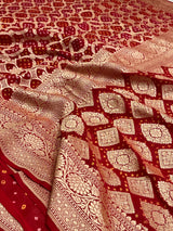 Premium Bandhej Georgette Silk Saree