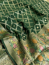 Premium Munga Silk Banarasi Saree
