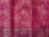 Magenta Chiniya Silk Banarasi Saree