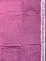 Magenta Munga Silk Saree