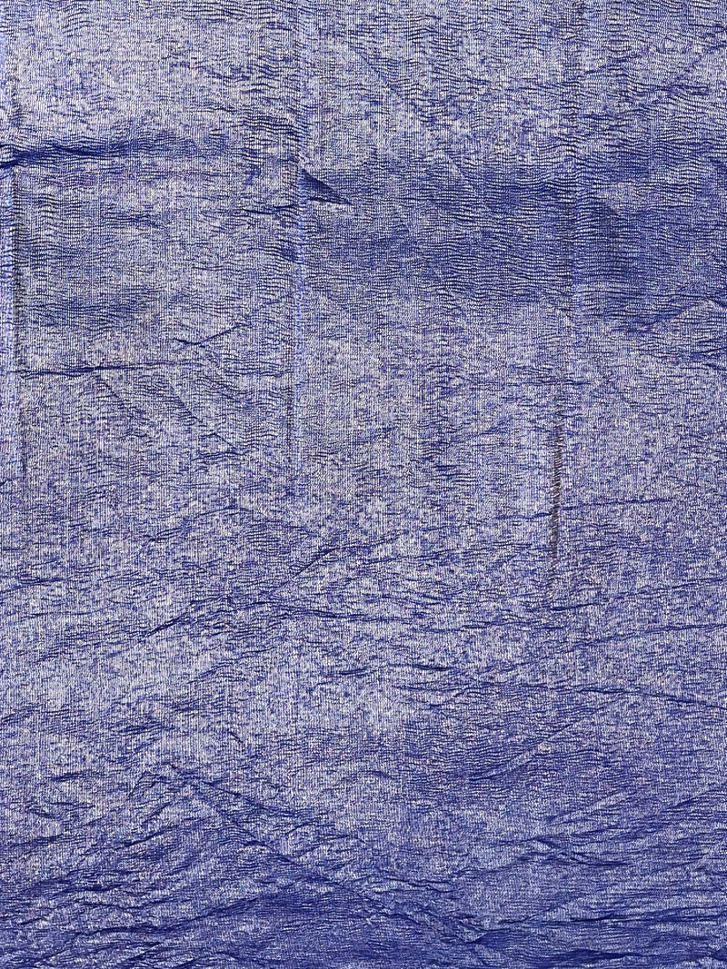 Royal Blue Munga Silk Saree