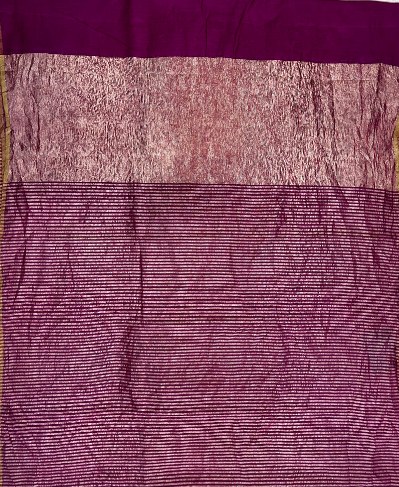 Rani Pink Munga Silk Saree