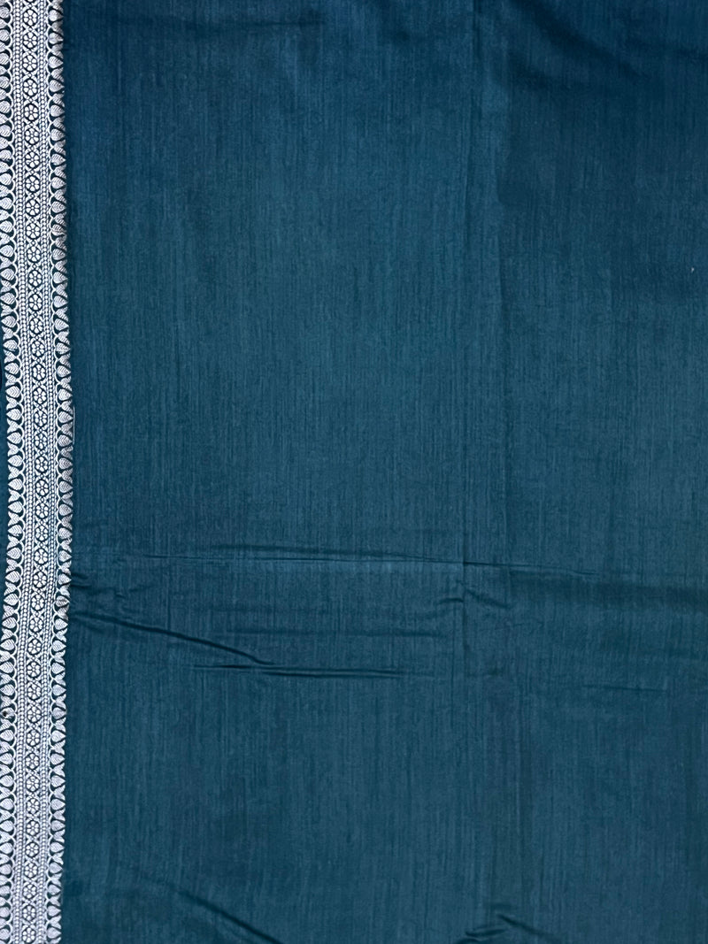 Rama Green Munga Silk Saree