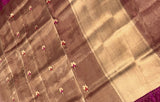 Kadhuwa Kora Tissue Banarasi Saree