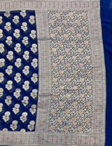 Khaddi Georgett Banarasi Saree