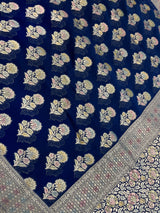 Khaddi Georgett Banarasi Saree